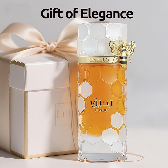 Raheeq Women's Perfume 3.4 Fl Oz Eau de Parfum - Honey,Lemon,Coconut,Vanilla Absolute Luxury Scent Long Lasting Fragrance