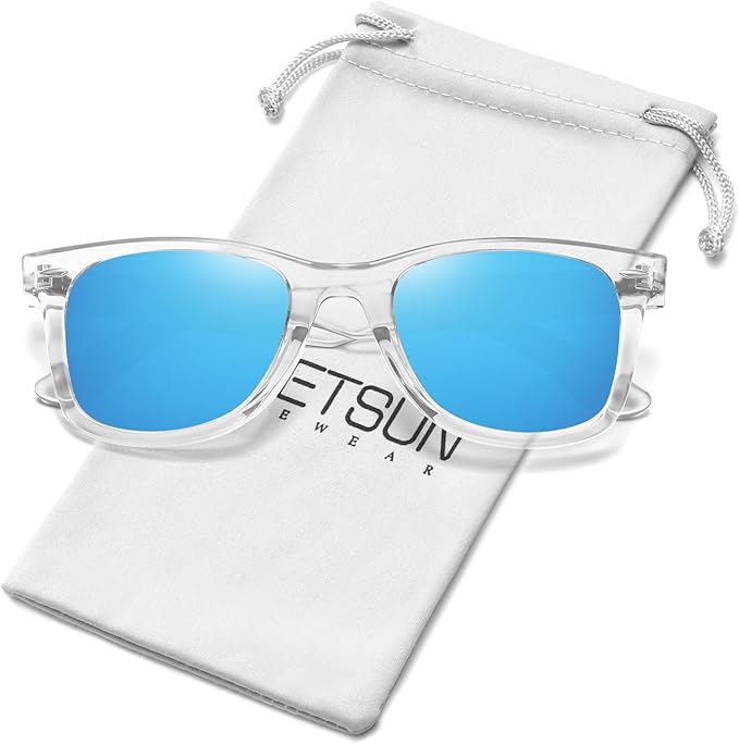 MEETSUN Polarized Sunglasses for Women Men Classic Retro Square Frame Driving Sun Glasses UV Protection