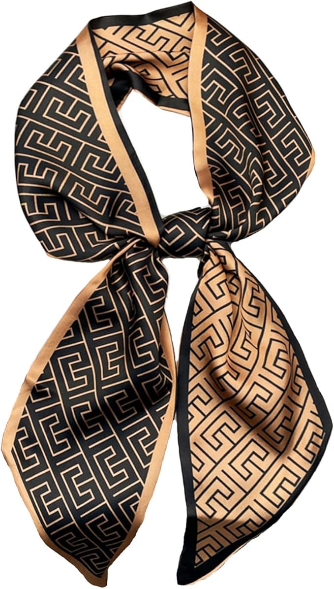 Purse Scarf For Handbags Head Scarves For Women's Hair Bags Scarfs Long Skinny Scarves Fashion Silky