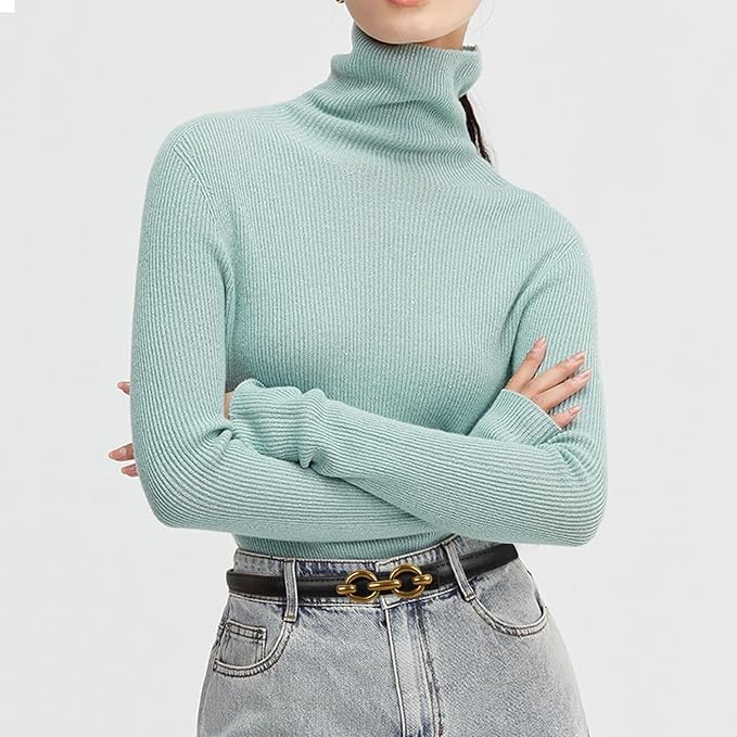 Women's Fashion Classic Metal Buckle Leather Belt with Jeans Dress
