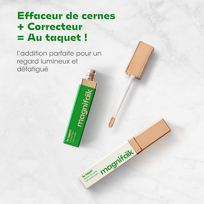 Magnifaik On The Ball! - Concealer with Natural Ingredient - Under Eye Concealer Hides Redness and Imperfections - Vegan Make Up - 30BR - 0.21 oz
