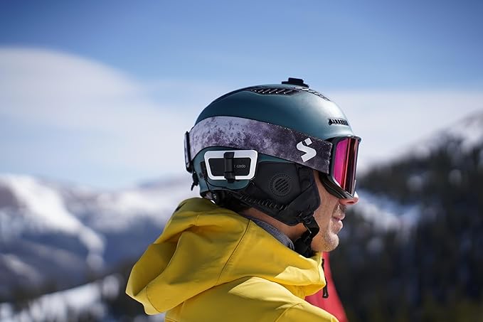 Cardo Packtalk Outdoor Helmet Communication System for Skiing, Snowboarding, Mountain Biking, Cycling and Other Outdoor Activities