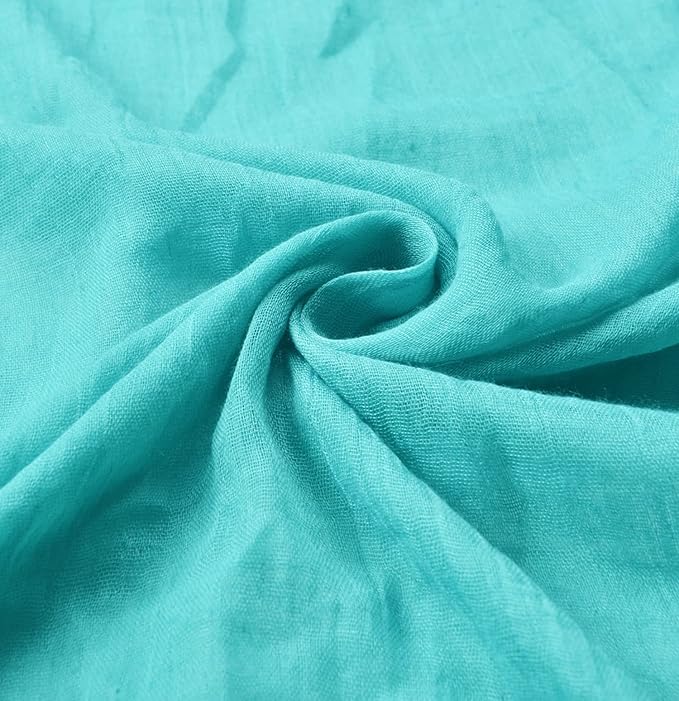 woogwin Women's Cotton Scarves Lady Light Soft Fashion Solid Scarf Wrap Shawl