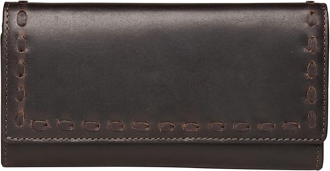 Lady Conceal Hope Rfid Leather Laced Wallet (Gray)