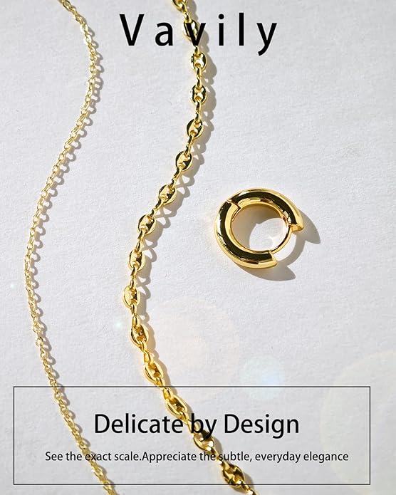 Link Gold Chain 14K Gold Plated Trendy Rope Paperclip Thick Chain Necklace Minimalist Layered Gold Chain Choker Necklaces for Women