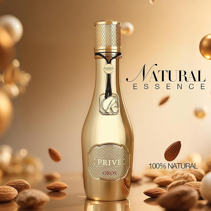 PriveOros Women's Gourmand Perfume Eau de Parfum - Bergamont,Lemon,Jasmine Sambac,Orris,Amber,Musk&Vanilla Luxury Scent with 24H Longevity | 3.4 Fl Oz 80% Vol Seductive Edible Fragrance