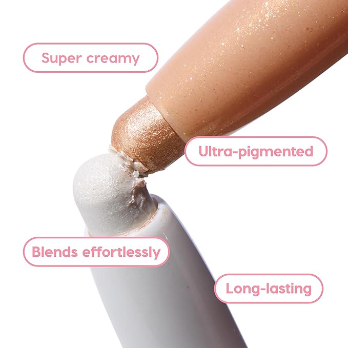 ColourPop Metallic Neutrals Shadow Stix Makeup Kit - Shimmer Eyeshadow Make Up Set - Vegan & Cruelty-Free Cream Eyeshadow Sticks with High-Pigment & Metallic Finishes (3 Count)