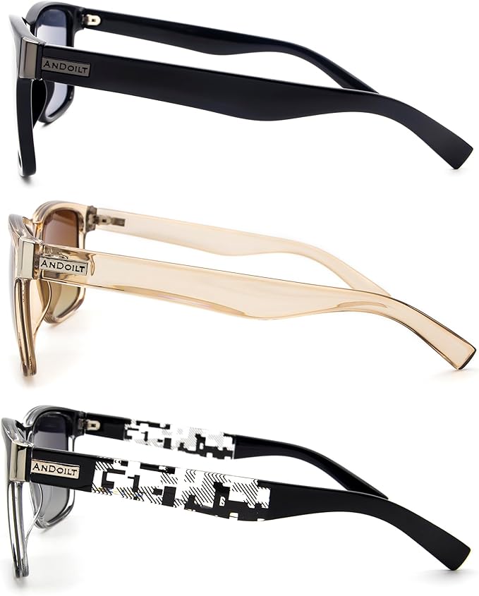 ANDOILT Sport Polarized Square Sunglasses