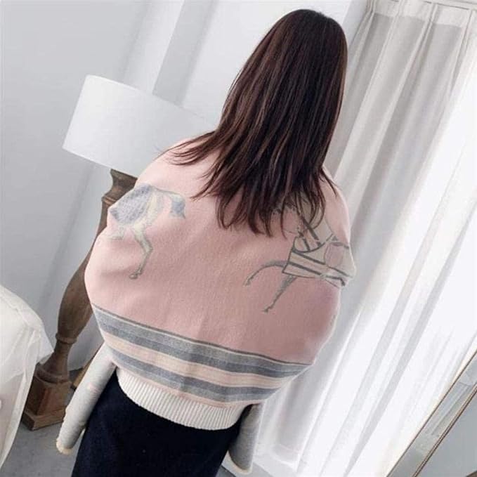 EXTREE Scarfs for Women Pashmina Silky Shawl Wrap for Evening Dressing Blanket Open Front Poncho Cape
