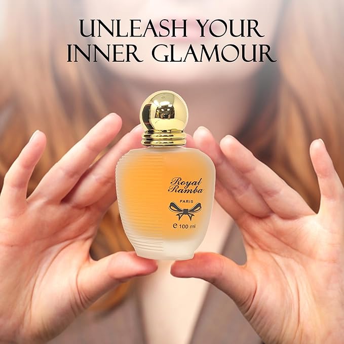 Royal Ramba Women Perfume Long Lating Eau De Parfum–Fresh And Trendy Natural Spray Fragrance For Effortless Chic 3.4 Fl Oz For Daily Used