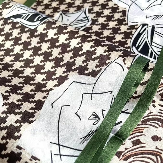 100% Mulberry Silk Ribbon Scarf for Hair Beach Head Wraps for Women Handbag accessories Necktie