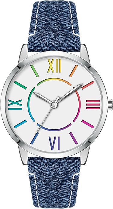 Bisley Women Watch Colorful Dial Easy to Read Waterproof Watch