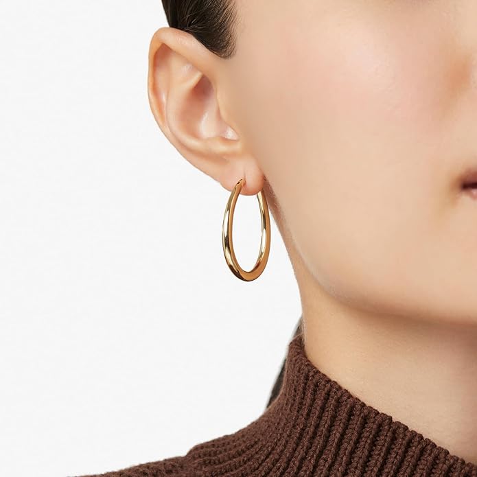 Ana Luisa Hoop Earrings for Women - 14K Gold Plated & Silver Rhodium Plated Assorted Earring Styles - Dainty, Small Gold Hoop Earrings - Hypoallergenic Tarnish-Free Jewelry - Gifts for Women