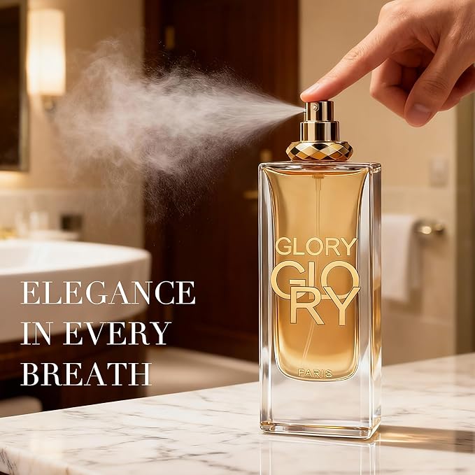 GLORY Vanilla Cologne-Style Perfume for Women 100ml Rum & Citrus Feminine Fragrance Gift Luxe Leather & Woody Perfume
