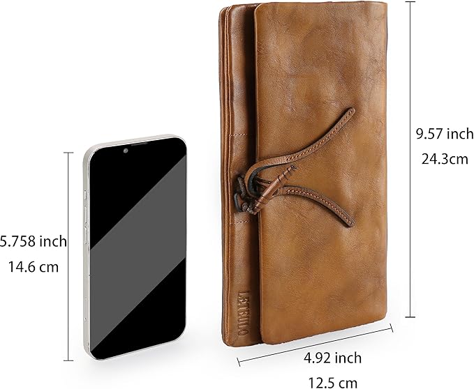 Wallets for Women Large Capacity Leather Clutch Wallet Card Organizer Women's Purse