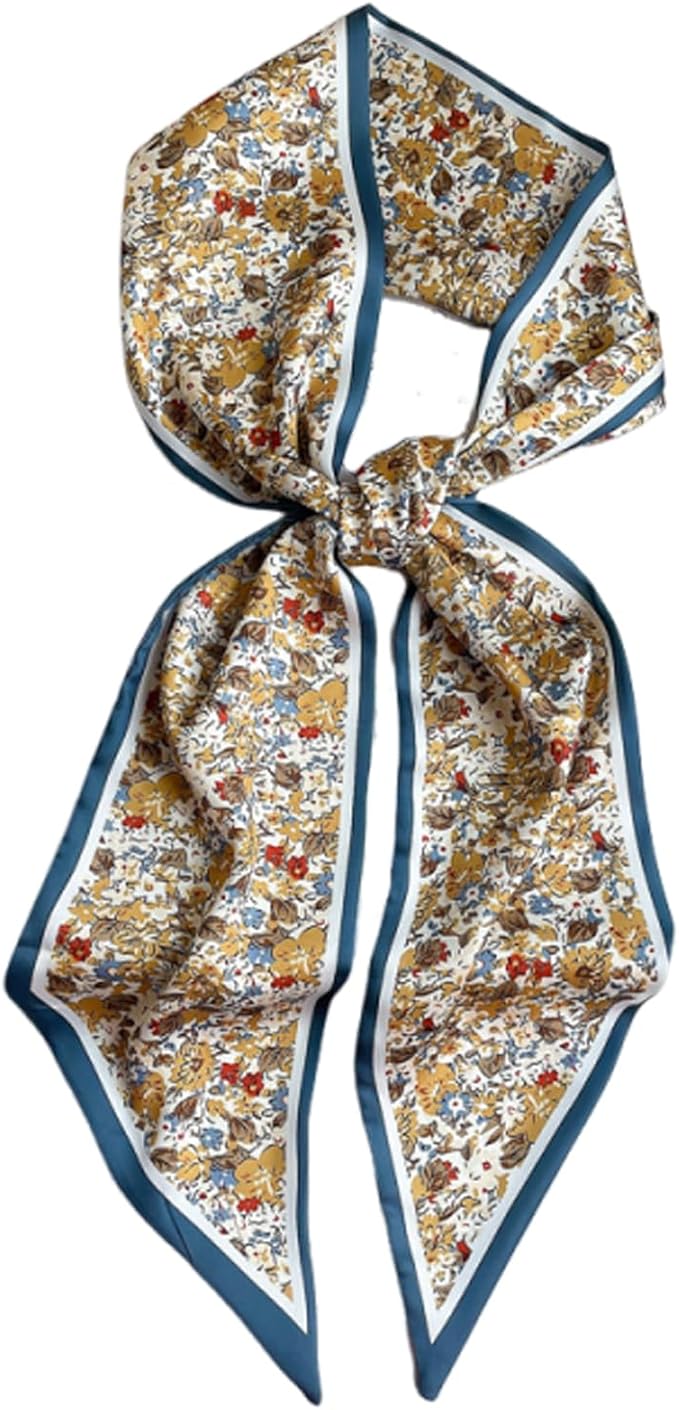 Hair Scarf for Women Silky Satin Headscarf Neck Scarves for Handbag Accessory