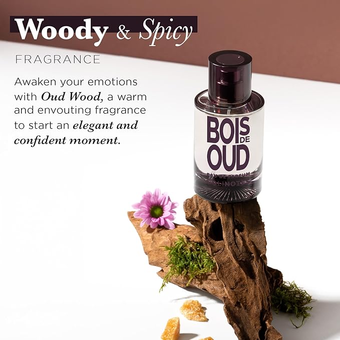 SOLINOTES Oudwood Perfume for Men - Eau De Parfum | Enchanting Woody and Musky Scent - Made in France - Vegan - 1.7 fl.oz
