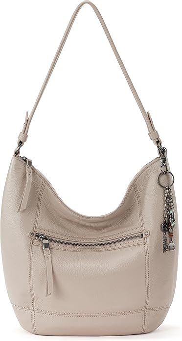The Sak Sequoia Hobo Bag - Premium Large Leather Women's Handbag for Everyday & Travel - Durable Purse With Zipper Pocket
