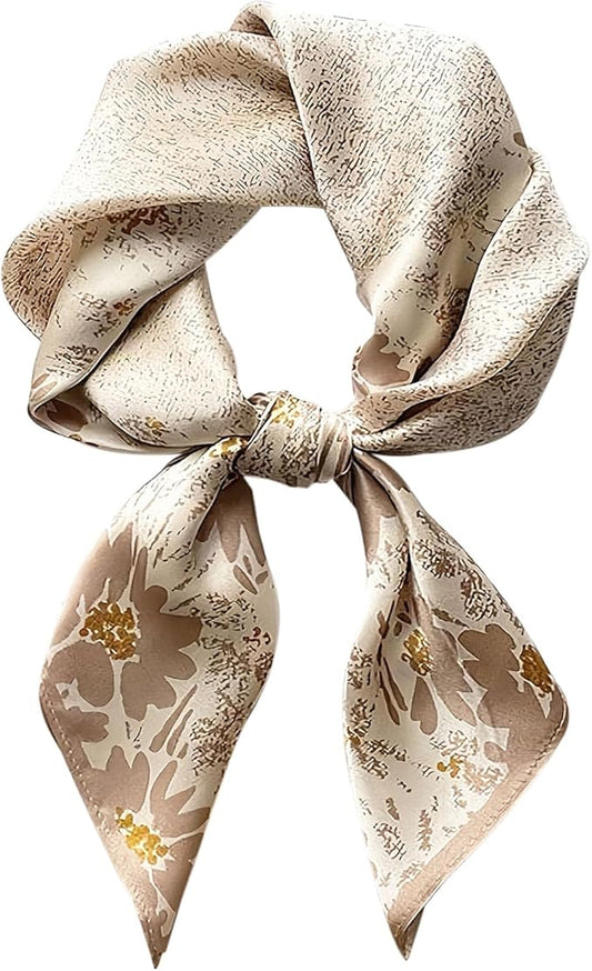 Satin Bandanas Head Scarf For Women Hair Scarves Accessories Lightweight Fashion Wrap Neck Silk Sleeping Headscarf