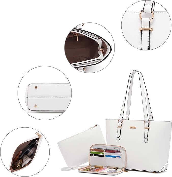 Purses And Wallets Set For Women Work Tote Satchel Handbags Shoulder Bag Top Handle Totes Purse With Matching Wallet