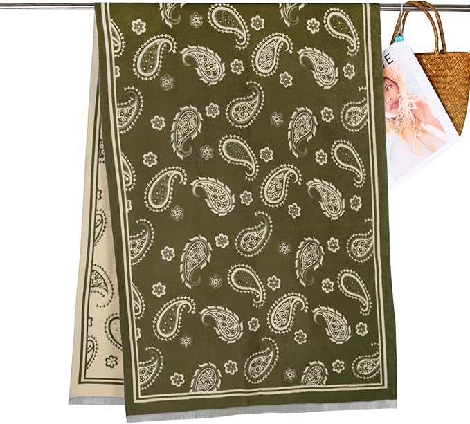 EXTREE Scarfs for Women Pashmina Silky Shawl Wrap for Evening Dressing Blanket Open Front Poncho Cape