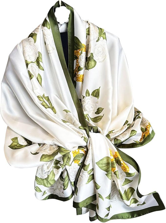 Shawl Scarf For Women Lightweight Scarves Floral Pattern Formal Evening Dressesformal Shawl Summer Wraps