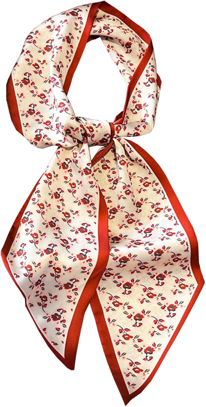 Purse Scarf For Handbags Head Scarves For Women's Hair Bags Scarfs Long Skinny Scarves Fashion Silky