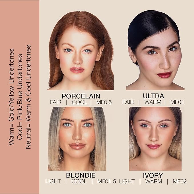 Bellapierre Mineral Foundation SPF 15 – Loose Powder Foundation, Full Coverage Mineral Makeup with Matte Finish – Vegan, Cruelty Free, Hypoallergenic, Oil & Talc Free – 0.32 oz - Double Cocoa