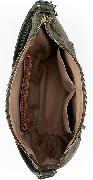 The Sak Sequoia Hobo Bag - Premium Large Leather Women's Handbag for Everyday & Travel - Durable Purse With Zipper Pocket