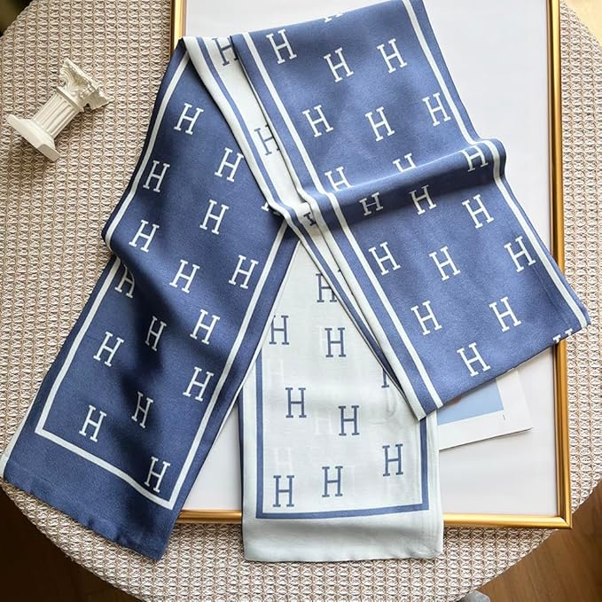 Silk Head Scarf for Hair Fashion Headwrap for Women Lightweight Neck Tie