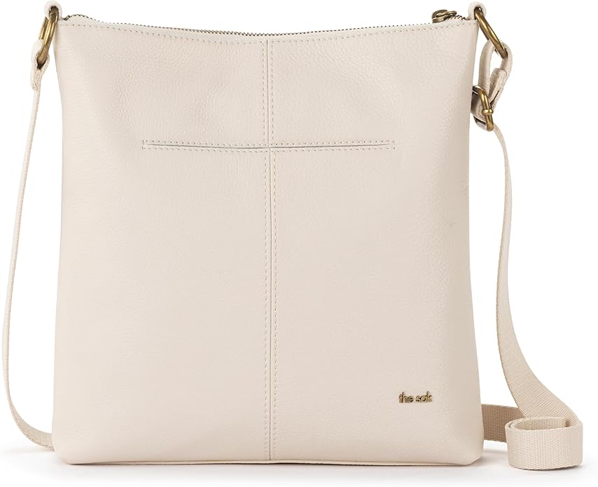 The Sak Lucia Crossbody Bag in Leather, Convertible Purse with Adjustable Strap