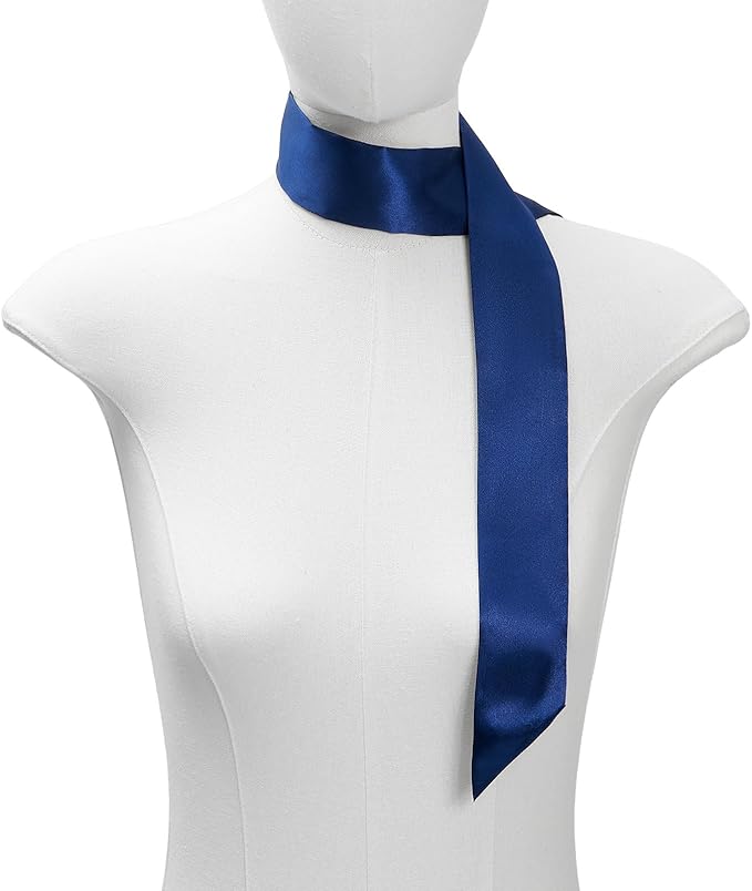 Solid Color Neck Scarf Purse Narrow Scarf Handbags Skinny Twill Hair Scarves Women Fashion Accessories Bag Charms