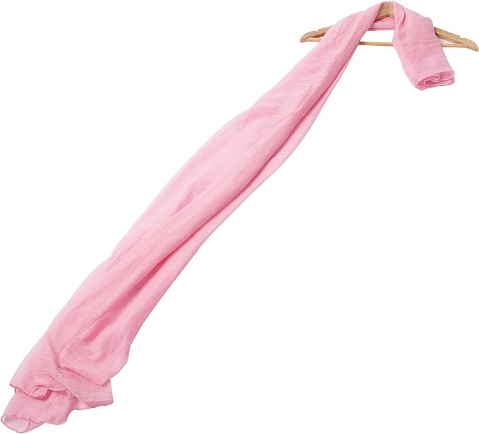 woogwin Women's Cotton Scarves Lady Light Soft Fashion Solid Scarf Wrap Shawl