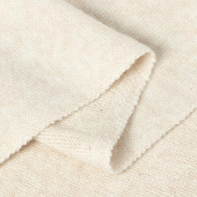 RIIQIICHY Shawl Wrap Women Pashmina Triangle Cape Knit Sweater Scarf for Fall Winter Fashion Accessory