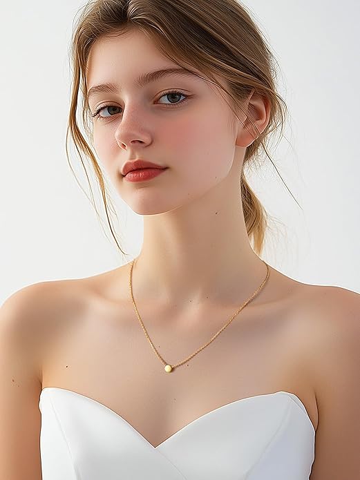 PROSILVER 925 Sterling Silver Necklace for Women | Dainty Delicate Adjustable Choker with Heart/Star/Moon/Vertical Bar Pendant, Hypoallergenic Tarnish Resistant Everyday Jewelry Gift for Her
