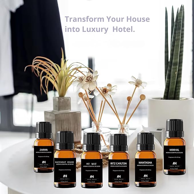 Ocean Breeze Hotel Diffuser Oil 10ml – Inspired by Ritz Carlton – Jasmine, Bergamot & Marine – Hotel Scents for Home Diffuser – Luxury Essential Oil Refill for Room, Office & Aromatherapy