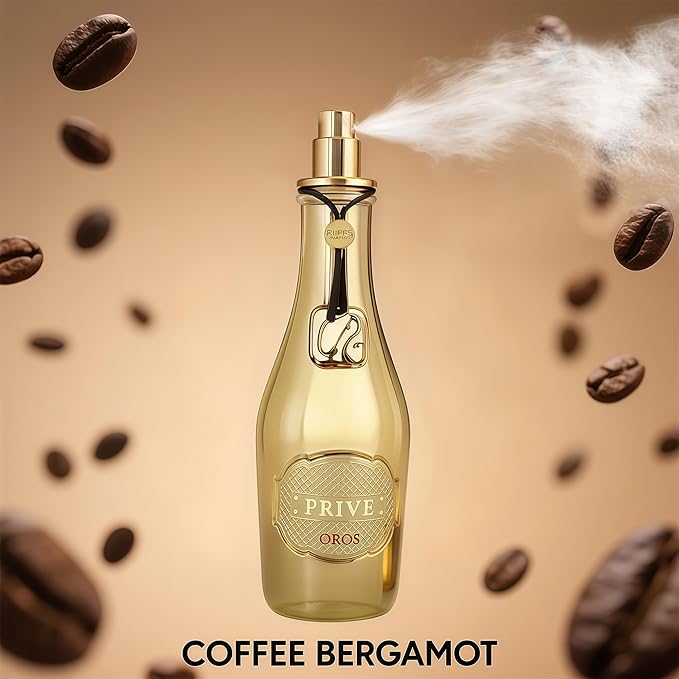 PriveOros Women's Gourmand Perfume Eau de Parfum - Bergamont,Lemon,Jasmine Sambac,Orris,Amber,Musk&Vanilla Luxury Scent with 24H Longevity | 3.4 Fl Oz 80% Vol Seductive Edible Fragrance