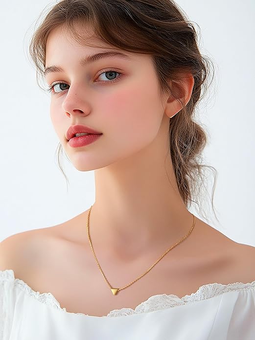 PROSILVER 925 Sterling Silver Necklace for Women | Dainty Delicate Adjustable Choker with Heart/Star/Moon/Vertical Bar Pendant, Hypoallergenic Tarnish Resistant Everyday Jewelry Gift for Her