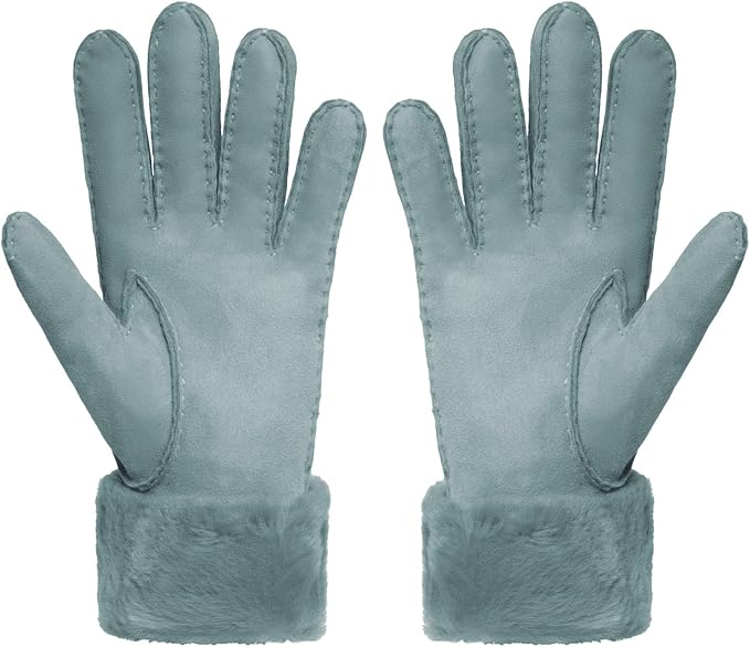 UGG womens Turn Cuff Water Resistant Sheepskin Gloves