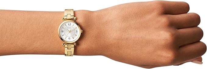 Fossil Women's Carlie Quartz Stainless Steel Three-Hand Watch