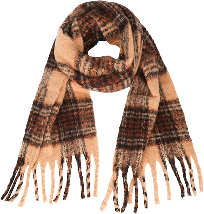 EXTREE Scarfs for Women Pashmina Silky Shawl Wrap for Evening Dressing Blanket Open Front Poncho Cape