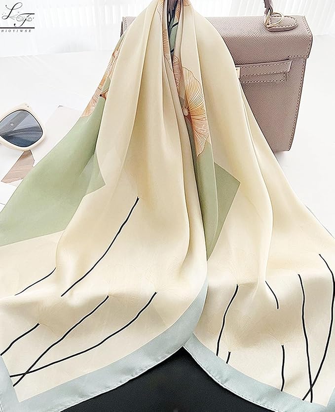Satin Bandanas Head Scarf For Women Hair Scarves Accessories Lightweight Fashion Wrap Neck Silk Sleeping Headscarf