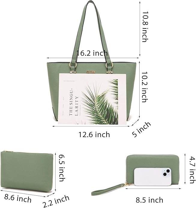 Purses And Wallets Set For Women Work Tote Satchel Handbags Shoulder Bag Top Handle Totes Purse With Matching Wallet