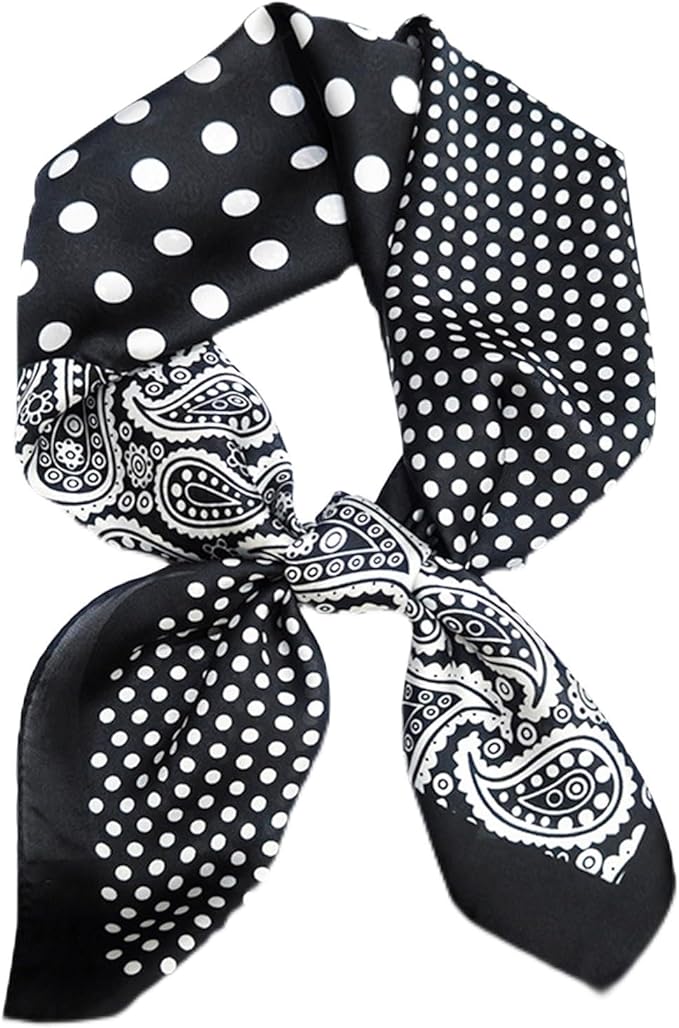 Satin Bandanas Head Scarf For Women Hair Scarves Accessories Lightweight Fashion Wrap Neck Silk Sleeping Headscarf