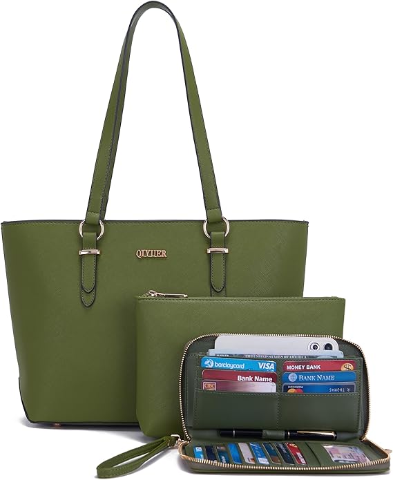 Purses And Wallets Set For Women Work Tote Satchel Handbags Shoulder Bag Top Handle Totes Purse With Matching Wallet