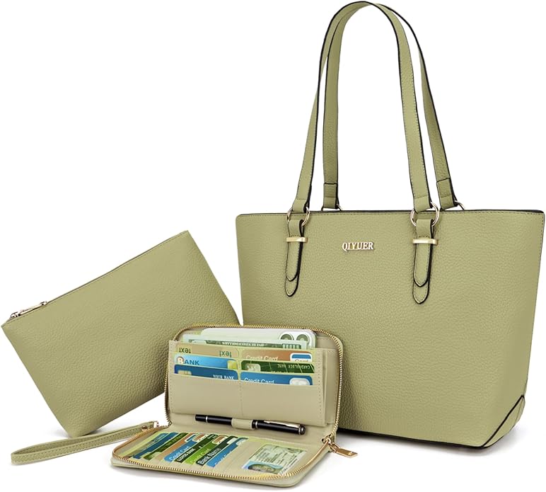 Purses And Wallets Set For Women Work Tote Satchel Handbags Shoulder Bag Top Handle Totes Purse With Matching Wallet