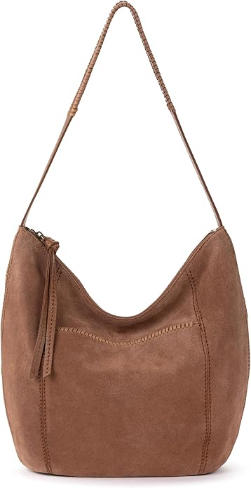 The Sak Sequoia Hobo Bag - Premium Large Leather Women's Handbag for Everyday & Travel - Durable Purse With Zipper Pocket