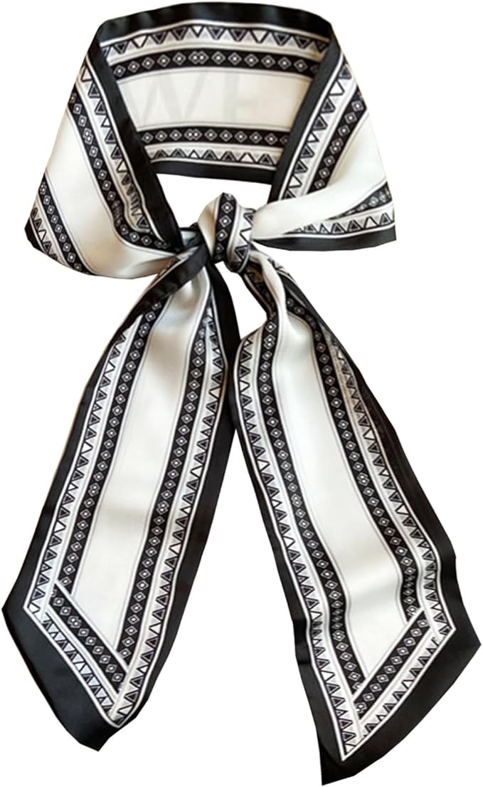 Purse Scarf For Handbags Head Scarves For Women's Hair Bags Scarfs Long Skinny Scarves Fashion Silky