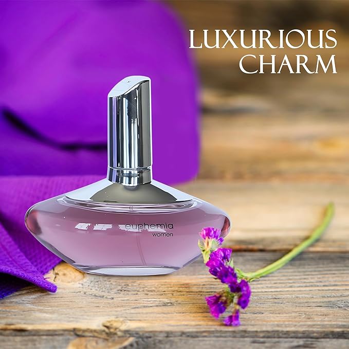 Euphemia Women Perfume Long Lating Eau De Parfum–Fresh And Trendy Natural Spray Fragrance For Effortless Chic 3.4 Fl Oz For Daily Used