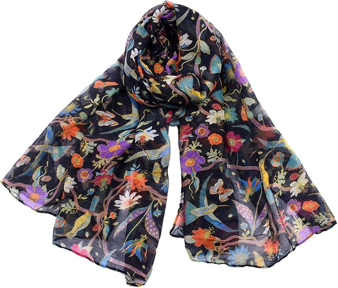 woogwin Women's Cotton Scarves Lady Light Soft Fashion Solid Scarf Wrap Shawl